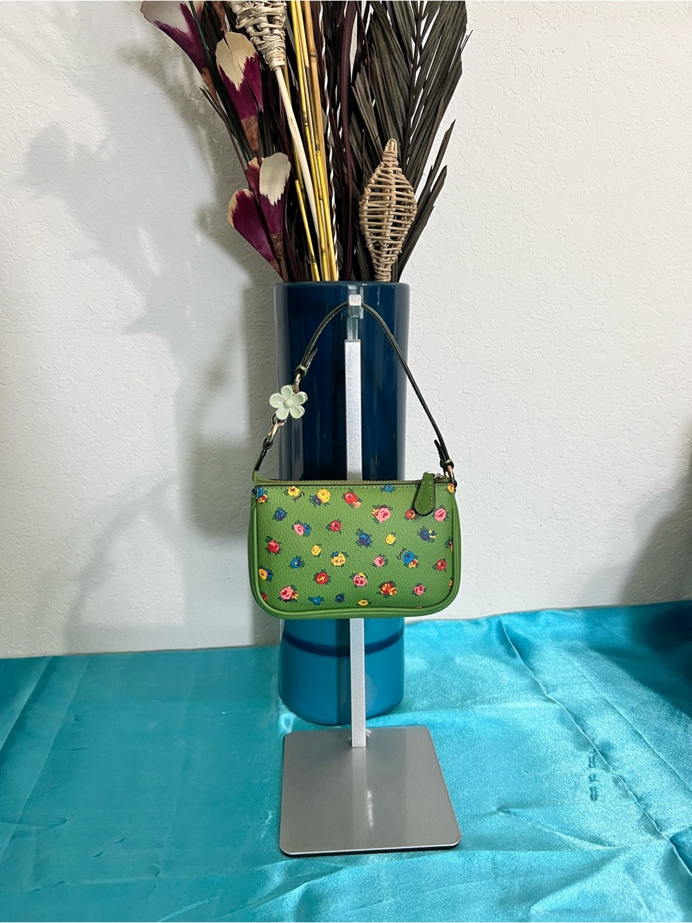 Coach Nolita 19 Green Floral Women’s handbag - Picture 14 of 14